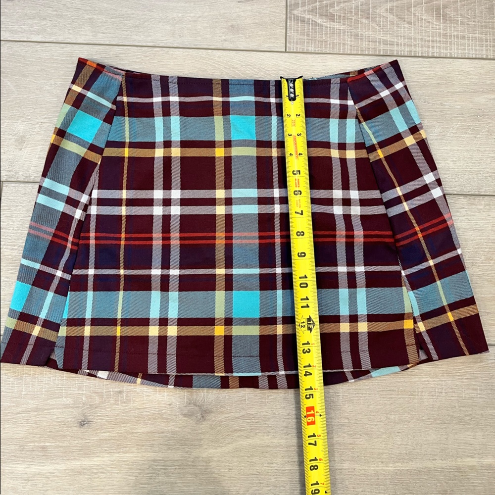 URBAN OUTFITTERS colorful plaid skirt size large - Picture 7 of 7